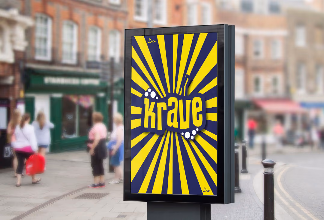 Krave poster design