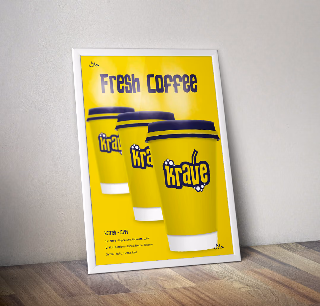 Krave poster design