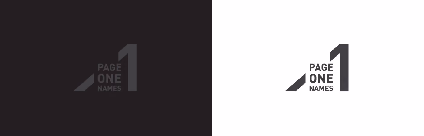 Single Colour Logo