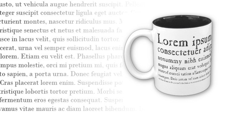 Lorem Ipsum Mug