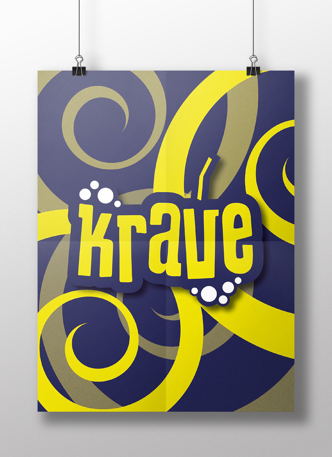 Krave poster design